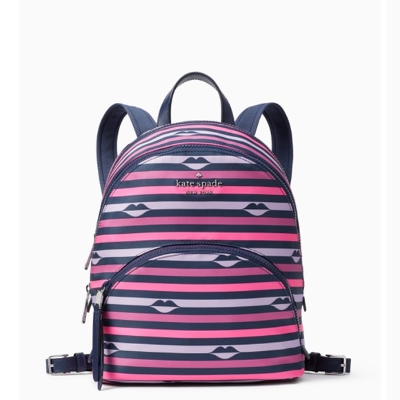 HP! 🎒👄 NWT KATE SPADE LIPS MEDIUM BACKPACK - Picture 1 of 11